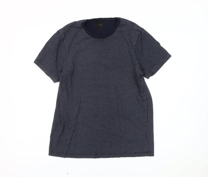 Mens UK Size S Burton Menswear London Blue  T-Shirt