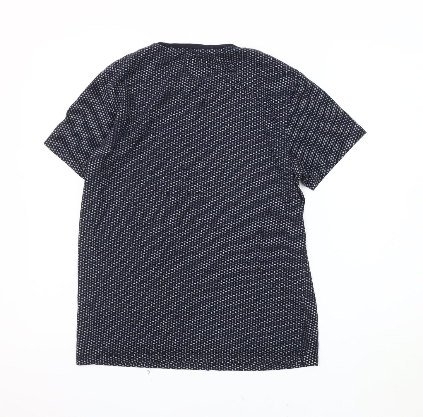 Mens UK Size S Burton Menswear London Blue  T-Shirt