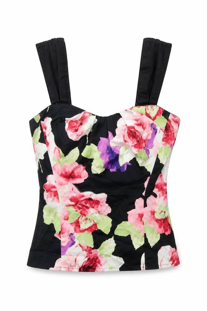 Womens UK Size 8 Coast Multicoloured Camisole Blouse