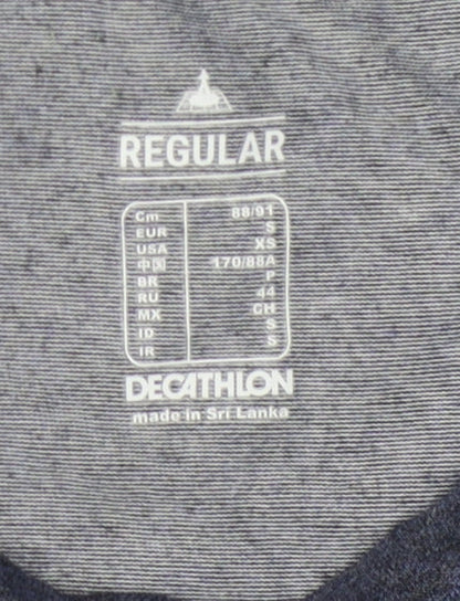 Decathlon Men's Blue Regular Fit T-Shirt S