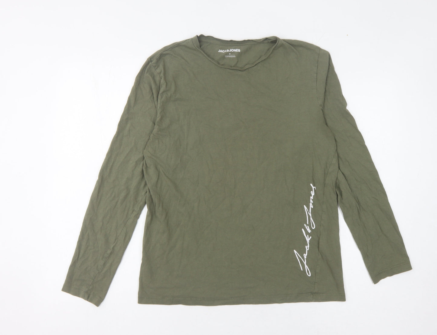 Mens UK Size M JACK & JONES Green  T-Shirt