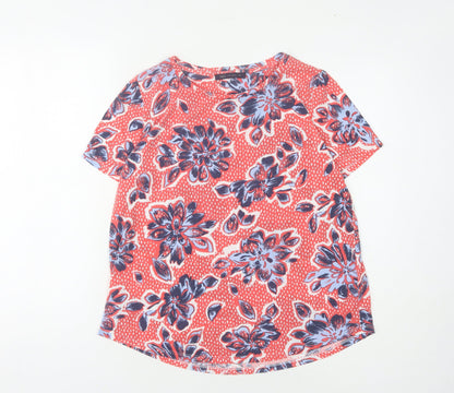 Womens UK Size 14 Marks and Spencer Multicoloured Basic T-Shirt