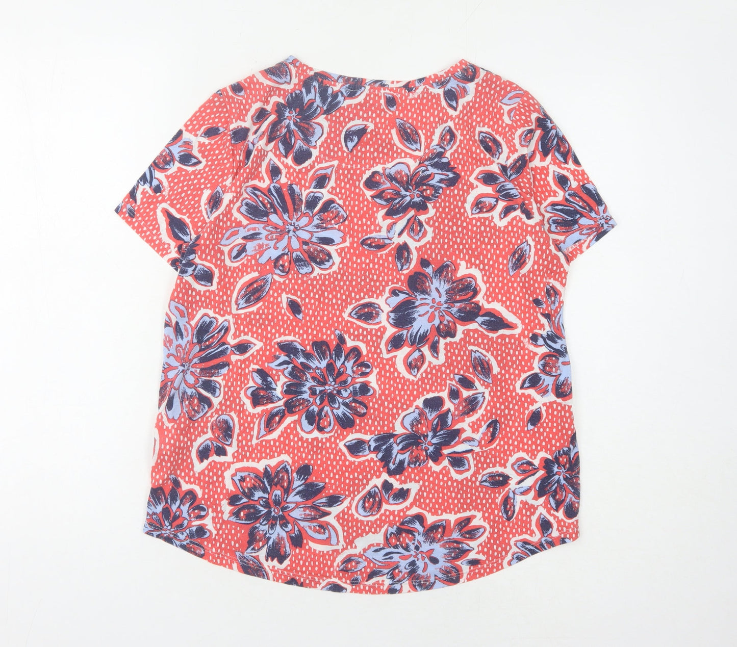 Womens UK Size 14 Marks and Spencer Multicoloured Basic T-Shirt