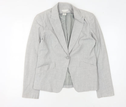 Worthington Women's Grey Blazer Size 8 Stretch Workwear