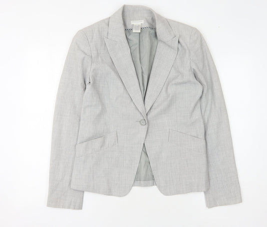 Worthington Women's Grey Blazer Size 8 Stretch Workwear