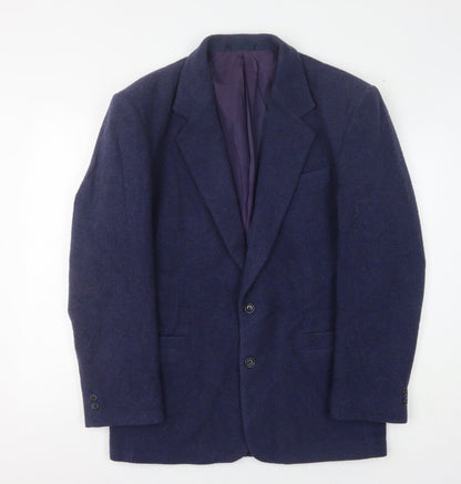 Willson Men's Blue Wool Blazer Jacket Size 38