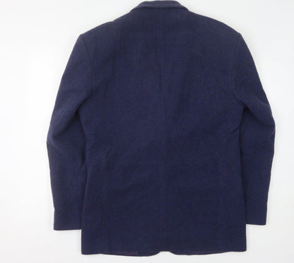 Willson Men's Blue Wool Blazer Jacket Size 38