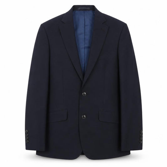 Marks and Spencer Men's Blue Wool Blend Blazer, Size 36 Short