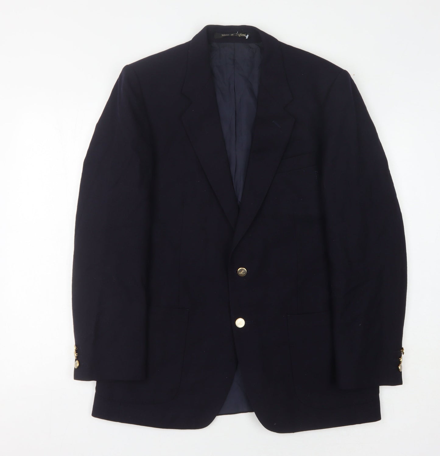 Mens UK Size 40 The Label Regular Blue Suit Jacket