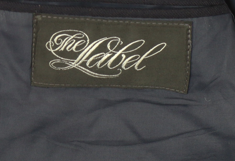 Mens UK Size 40 The Label Regular Blue Suit Jacket