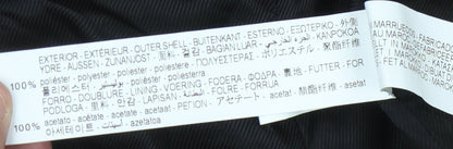 Zara Red Women's Woven Blazer L, Double-Breasted, Lined