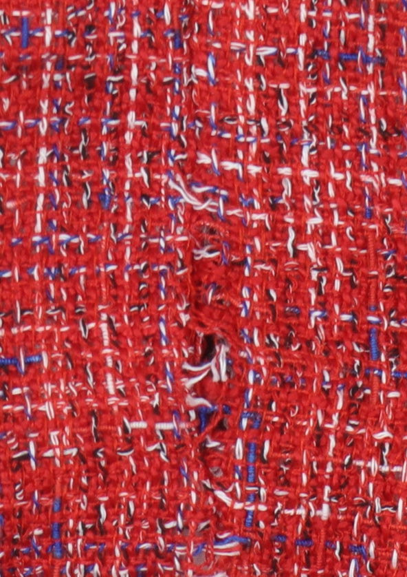 Zara Red Women's Woven Blazer L, Double-Breasted, Lined