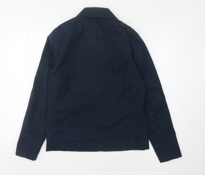 Mens UK Size S Peter Werth Blue Basic Jacket