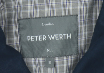 Mens UK Size S Peter Werth Blue Basic Jacket