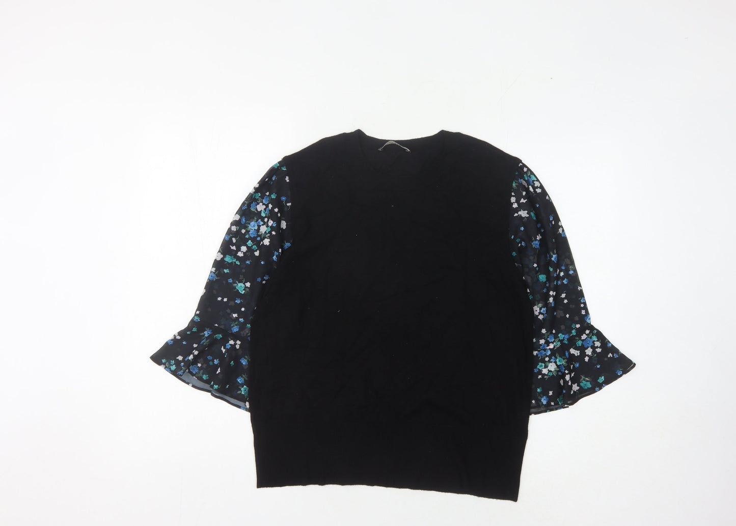 Womens UK Size L Oasis Black Pullover Jumper