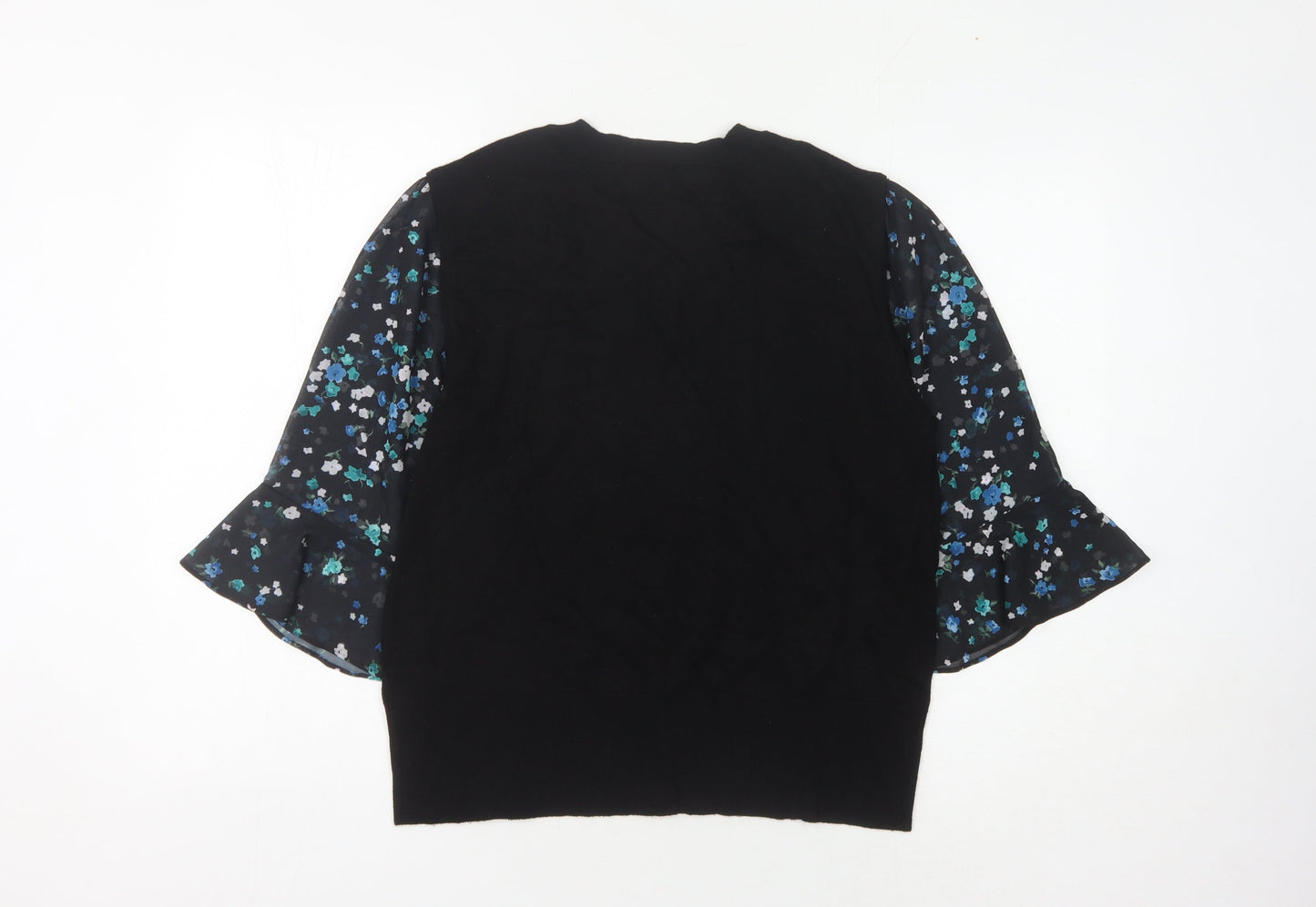 Womens UK Size L Oasis Black Pullover Jumper