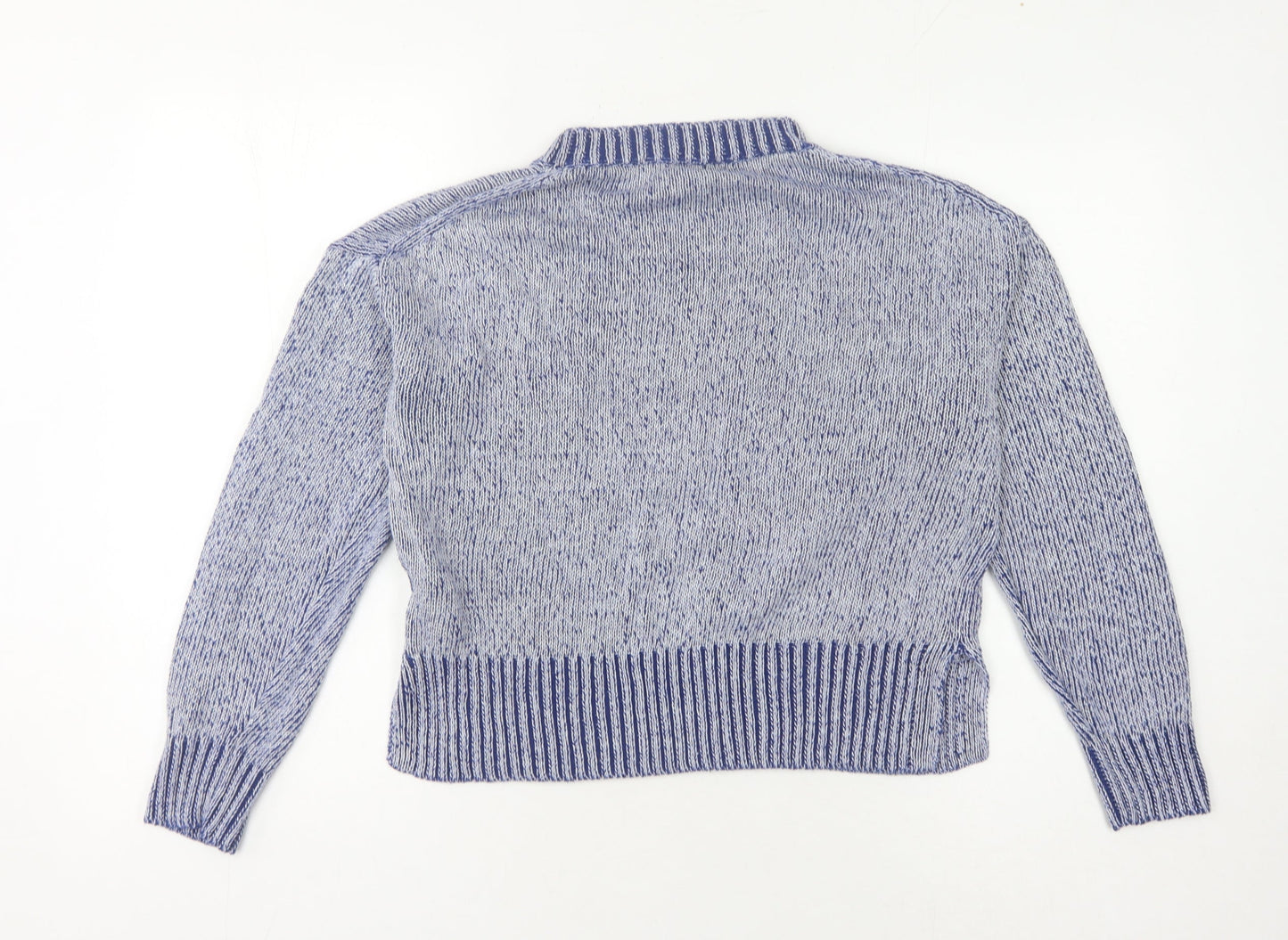 Womens UK Size S J.CREW Blue Pullover Jumper