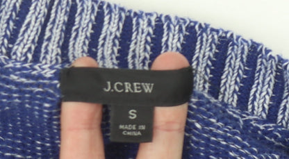 Womens UK Size S J.CREW Blue Pullover Jumper