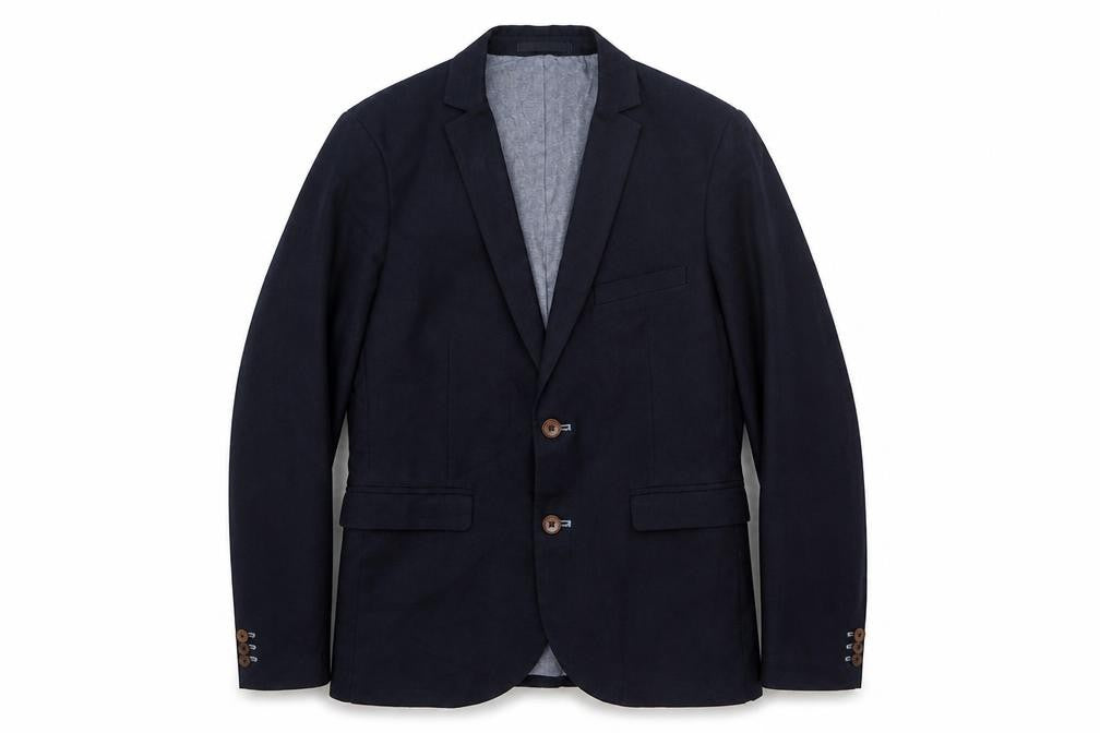 Mens UK Size S Burton Regular Blue Suit Jacket