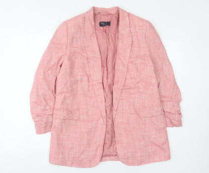 Marks and Spencer Women's Pink Blazer Size 10