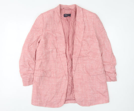 Marks and Spencer Women's Pink Blazer Size 10