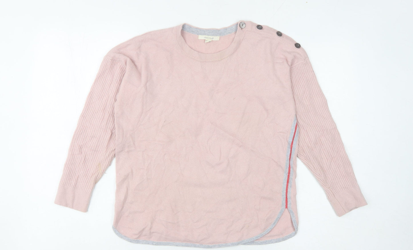 Womens UK Size 10 White Stuff Pink Pullover Jumper