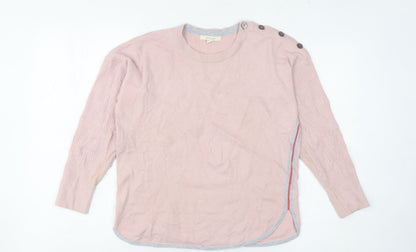Womens UK Size 10 White Stuff Pink Pullover Jumper