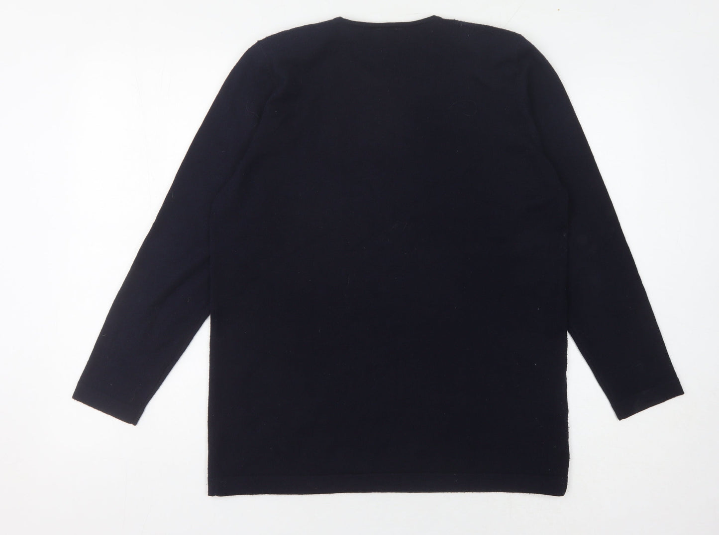 Womens UK Size M Country Casuals Black Pullover Jumper