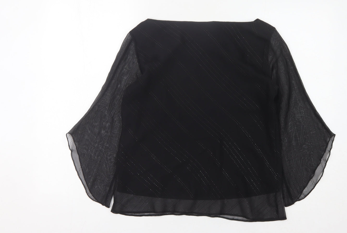 Womens UK Size 12 BHS Black  Blouse