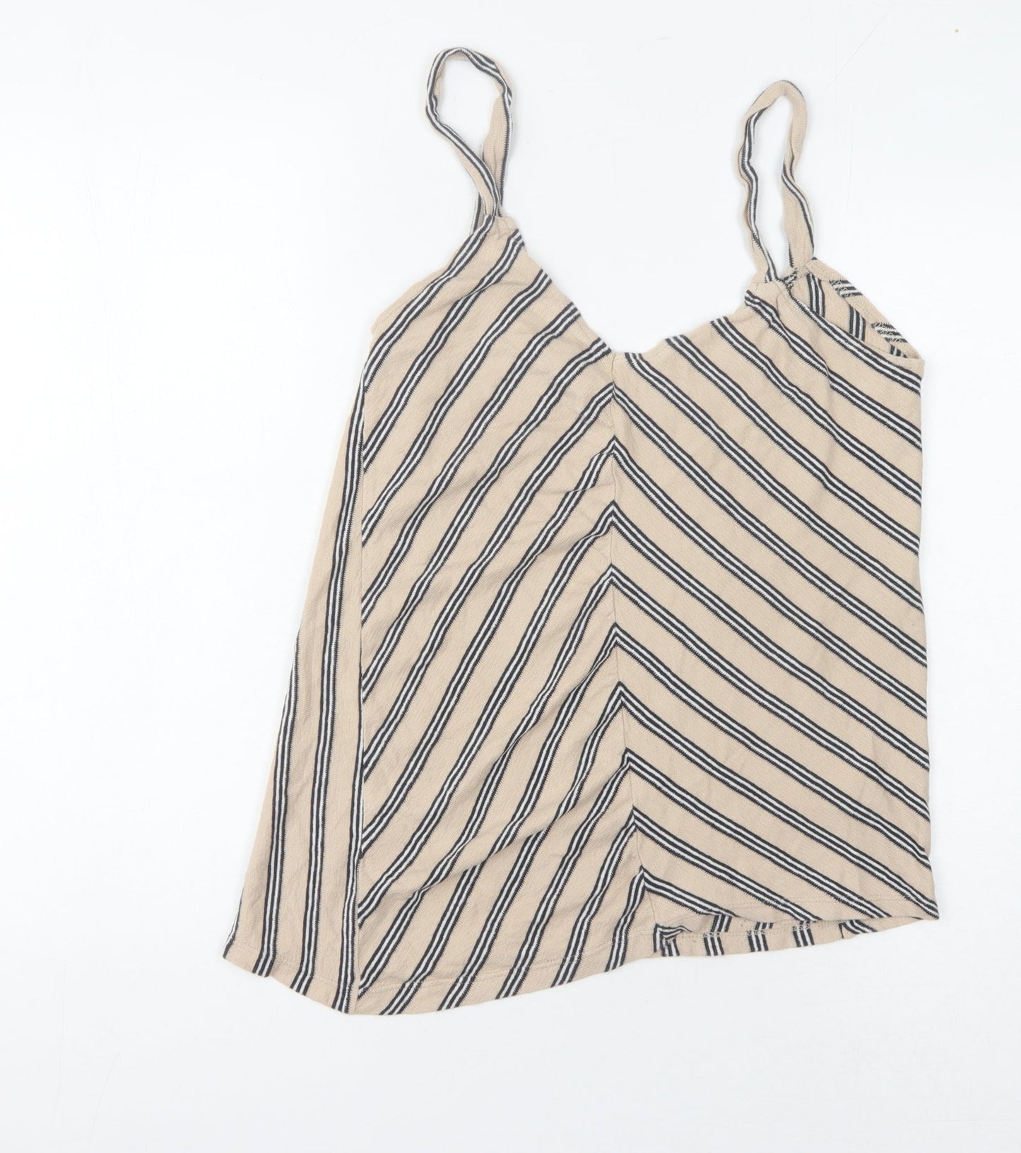 Womens UK Size S Pull&Bear Beige Camisole Tank