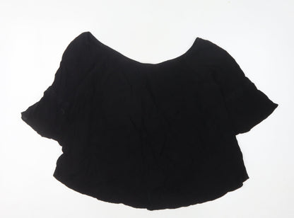 Miss Selfridge Black Blouse Women’s Size 14
