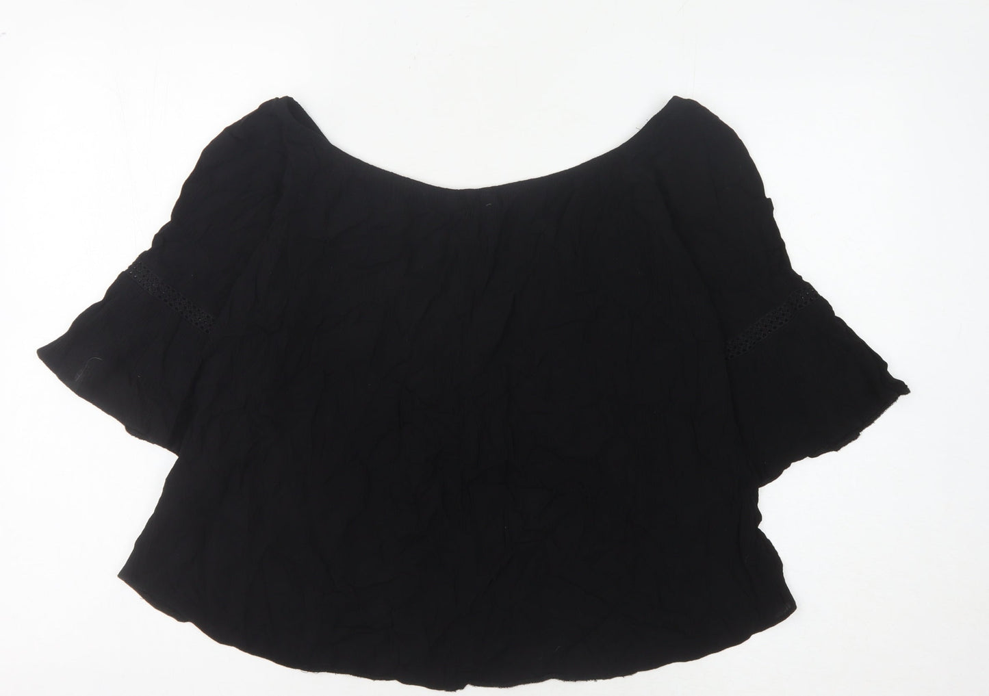 Miss Selfridge Black Blouse Women’s Size 14
