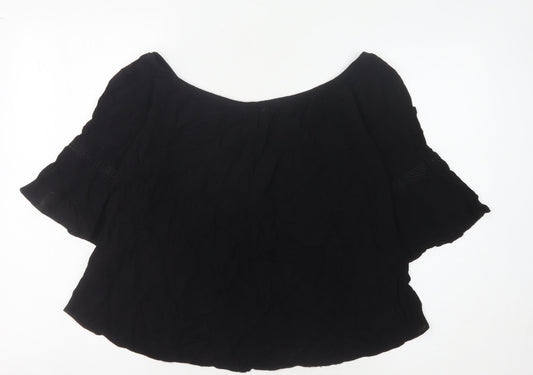 Miss Selfridge Black Blouse Women’s Size 14