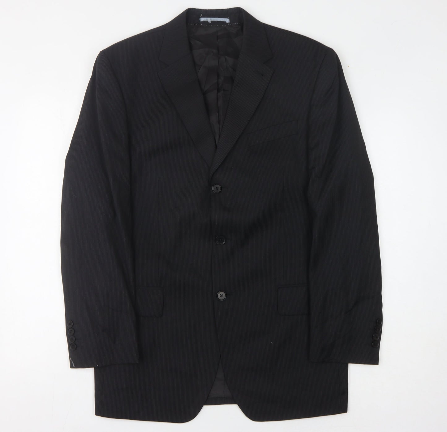 Mens UK Size 40 NEXT Regular Black Suit Jacket