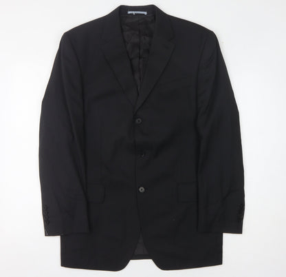 Mens UK Size 40 NEXT Regular Black Suit Jacket
