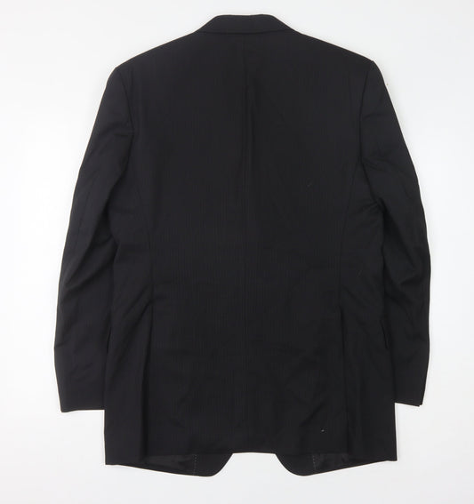 Mens UK Size 40 NEXT Regular Black Suit Jacket
