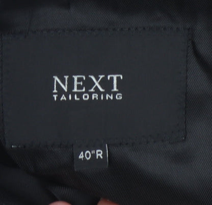 Mens UK Size 40 NEXT Regular Black Suit Jacket