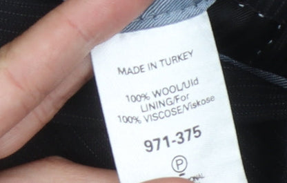 Mens UK Size 40 NEXT Regular Black Suit Jacket
