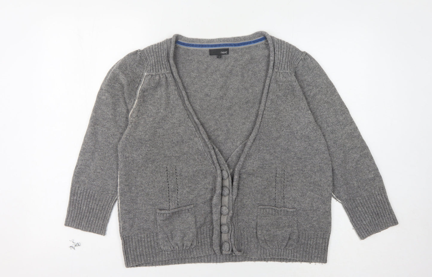 Womens UK Size 18 NEXT Grey Cardigan Jumper