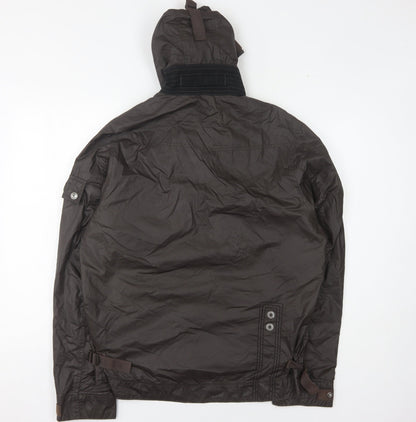 Unisex Adults UK Size M Duck and Cover Brown Parka Coat