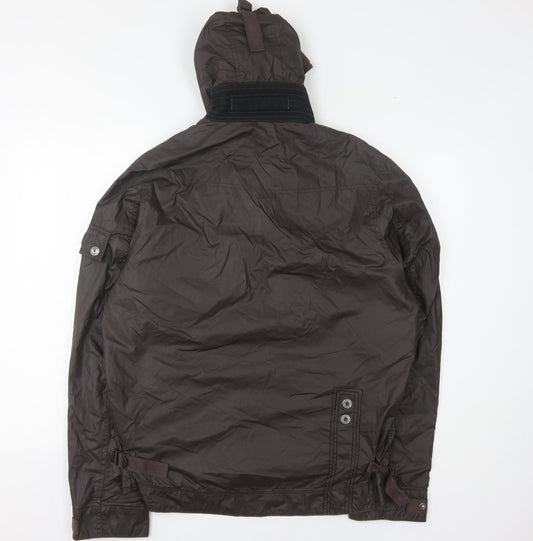 Duck and Cover Unisex Brown Parka Jacket Size M