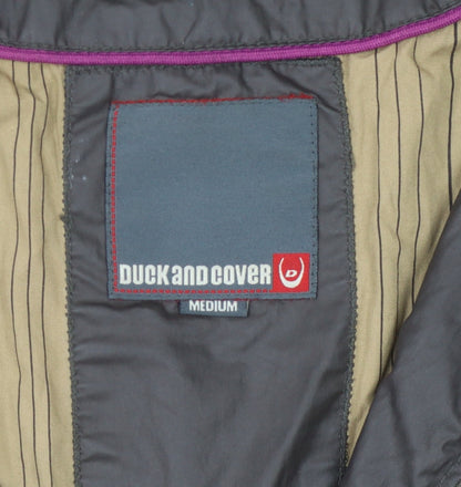 Unisex Adults UK Size M Duck and Cover Brown Parka Coat