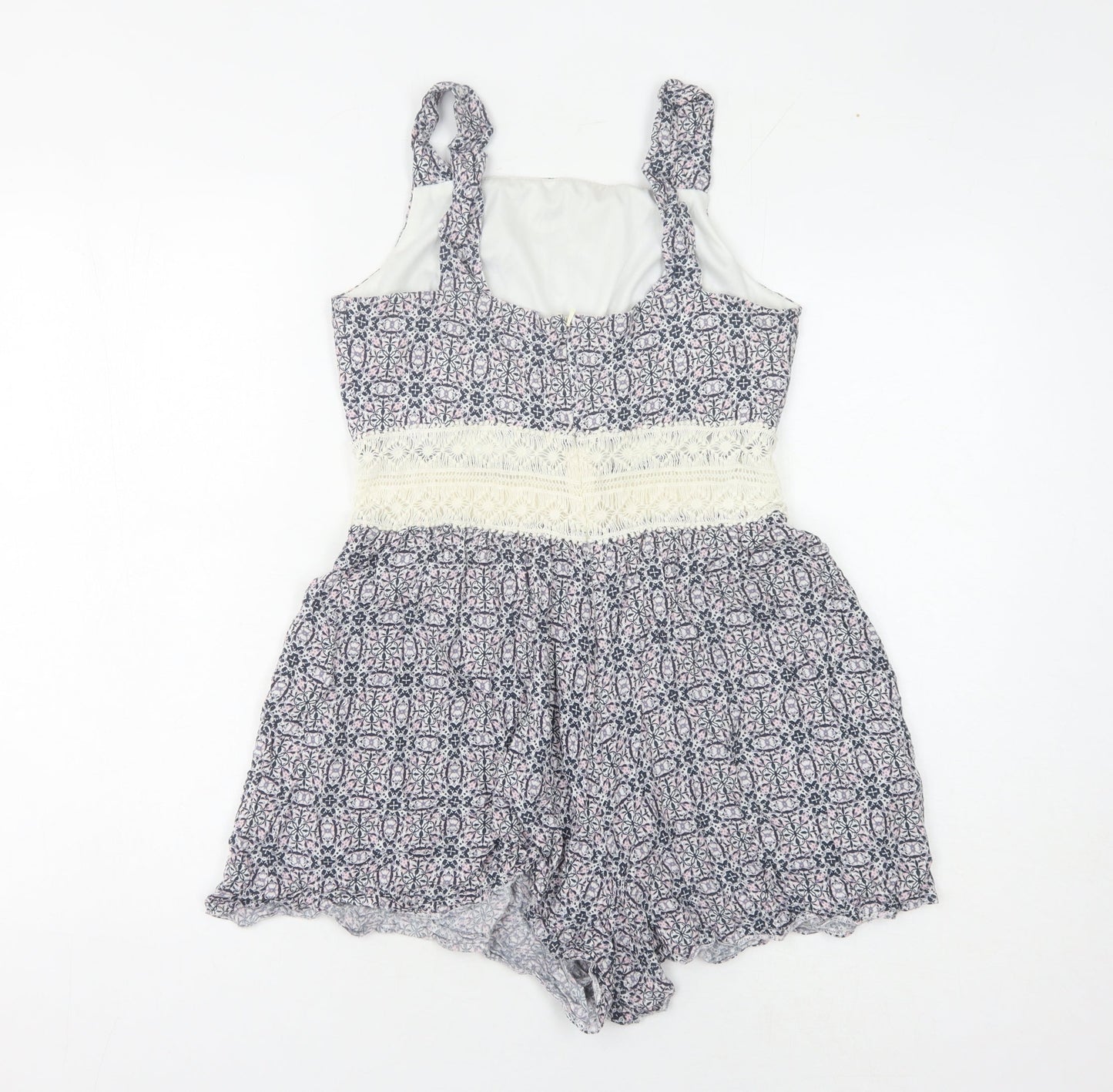 Miss Selfridge Women's Floral Playsuit Size 10 Petites