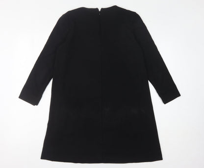 Basic Women's Black Shift Dress Size S
