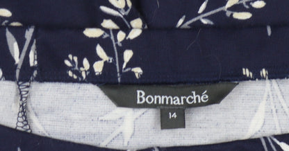 Bonmarché Women's Floral Skirt, Multicoloured, Size 14
