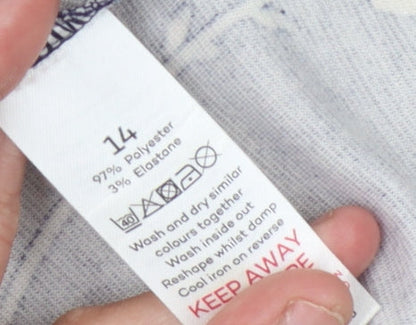 Bonmarché Women's Floral Skirt, Multicoloured, Size 14