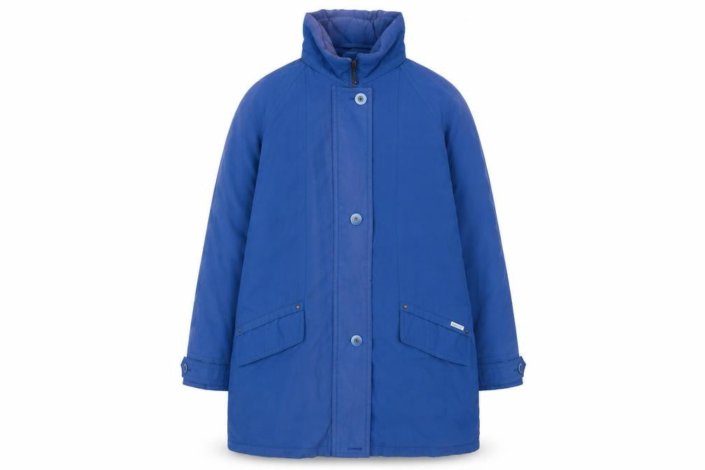 Womens UK Size M Dannimac Blue Rain Coat