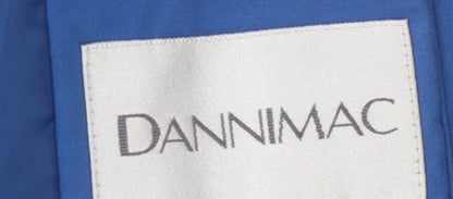 Womens UK Size M Dannimac Blue Rain Coat