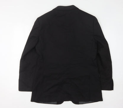 Mens UK Size 40 Marks and Spencer Regular Black Suit Jacket