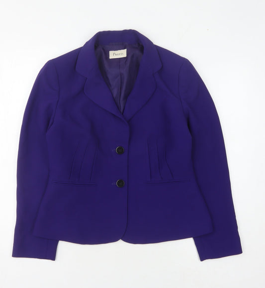 Precis Women's Purple Blazer, Size 10, Business-Ready
